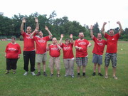 Menschen mit Handicap Fußball / Walking