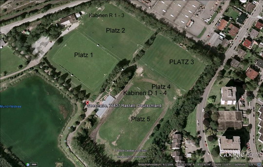 Platzeinteilung