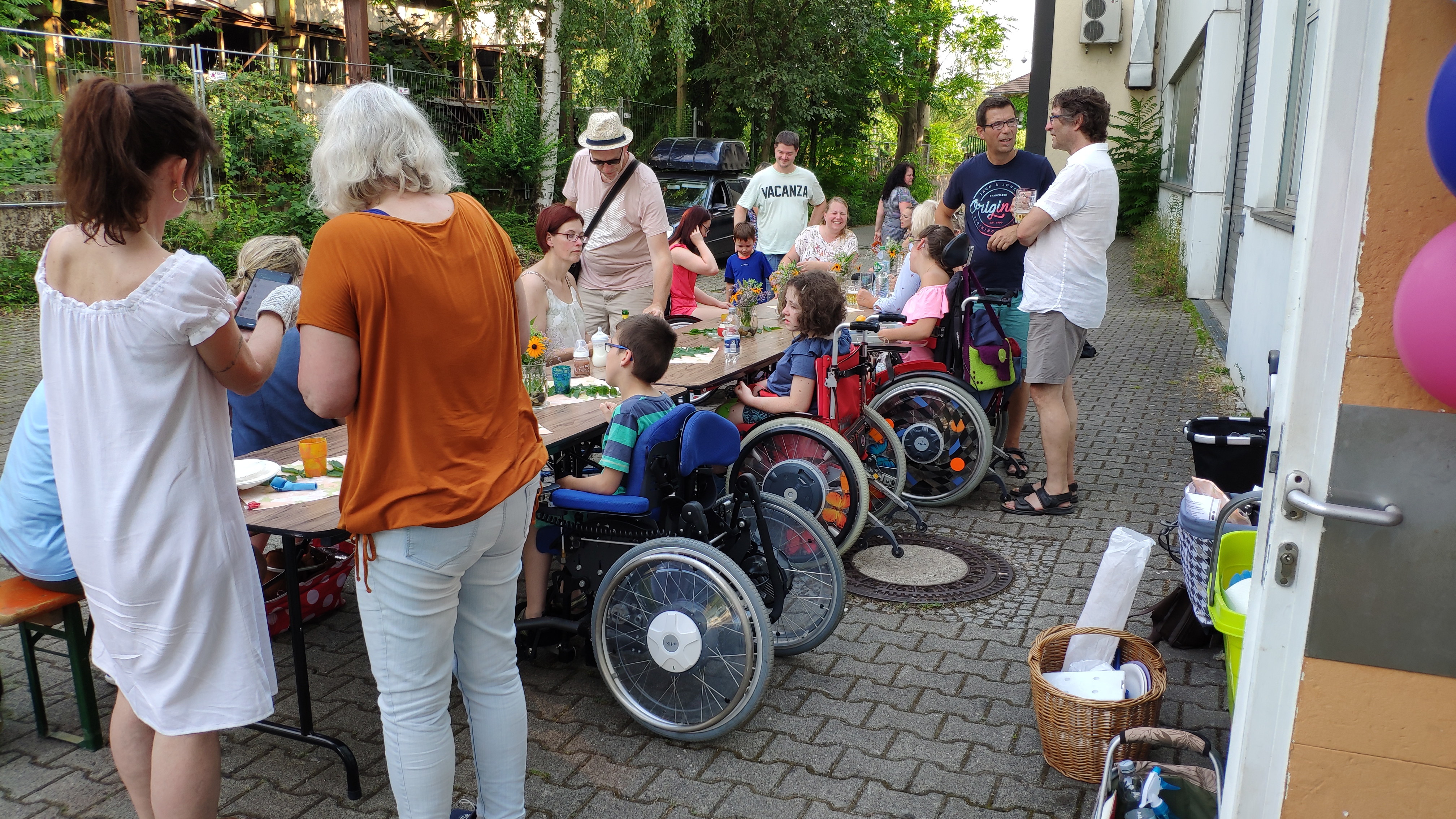 Menschen mit Handicap / Rolligruppe