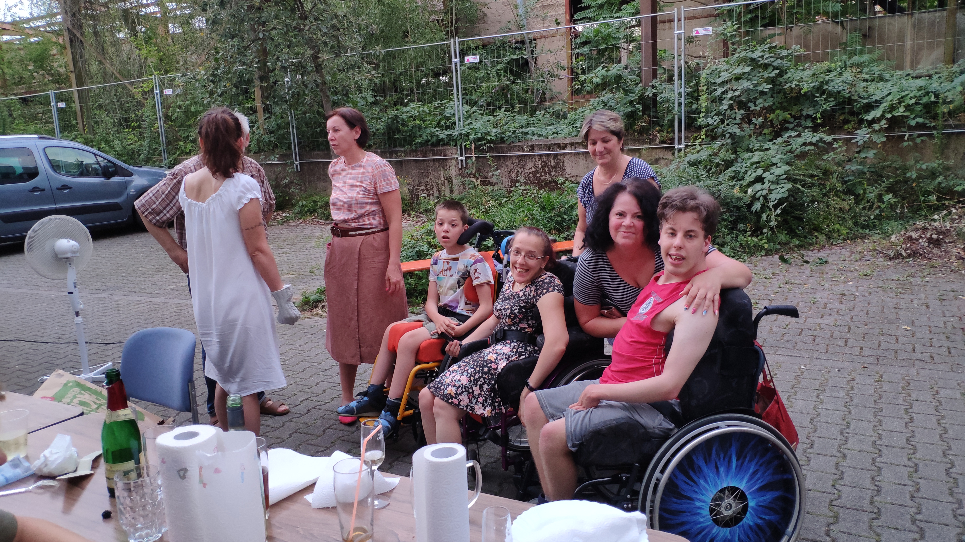 Menschen mit Handicap / Rolligruppe