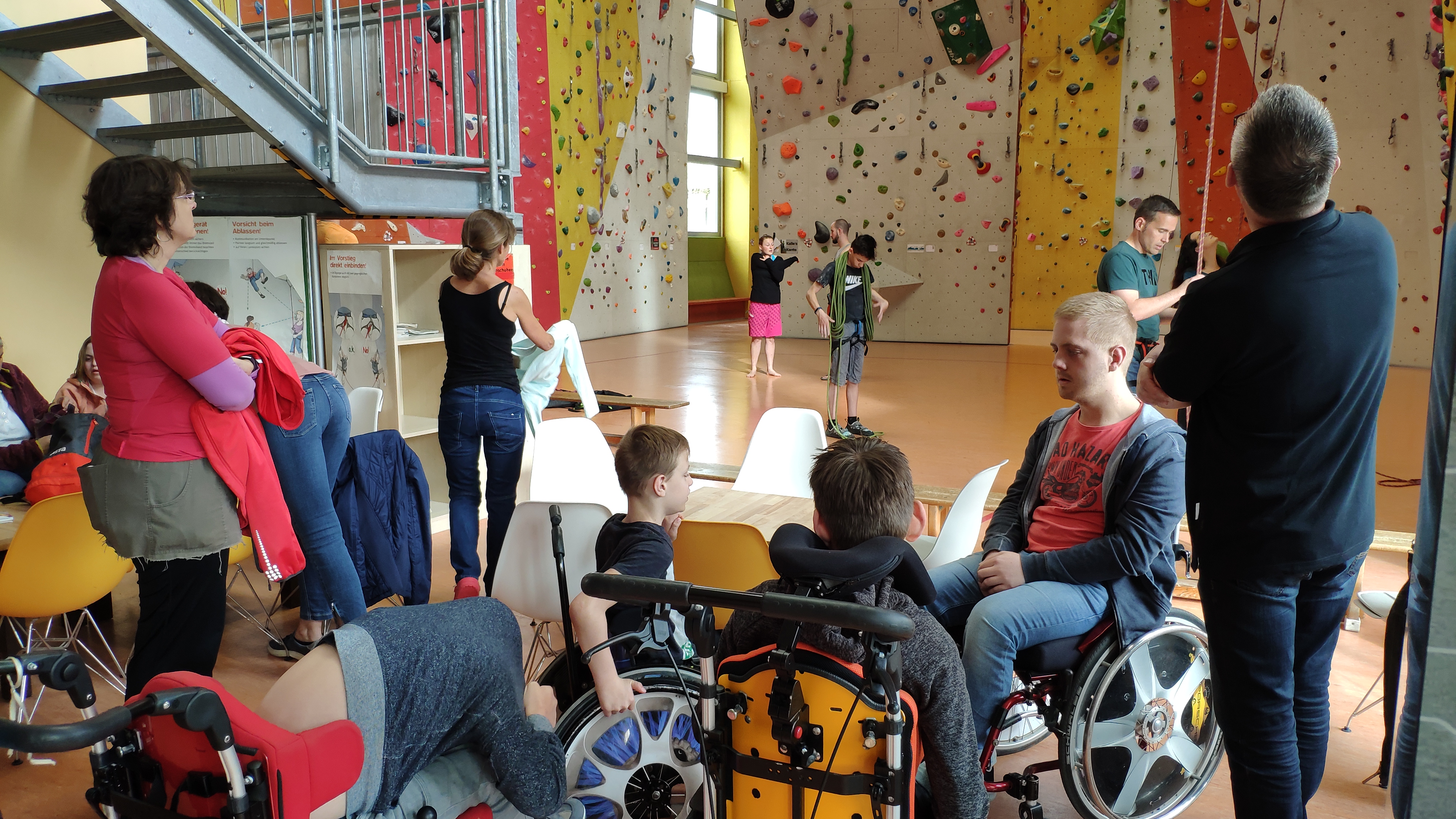 Menschen mit Handicap / Rolligruppe