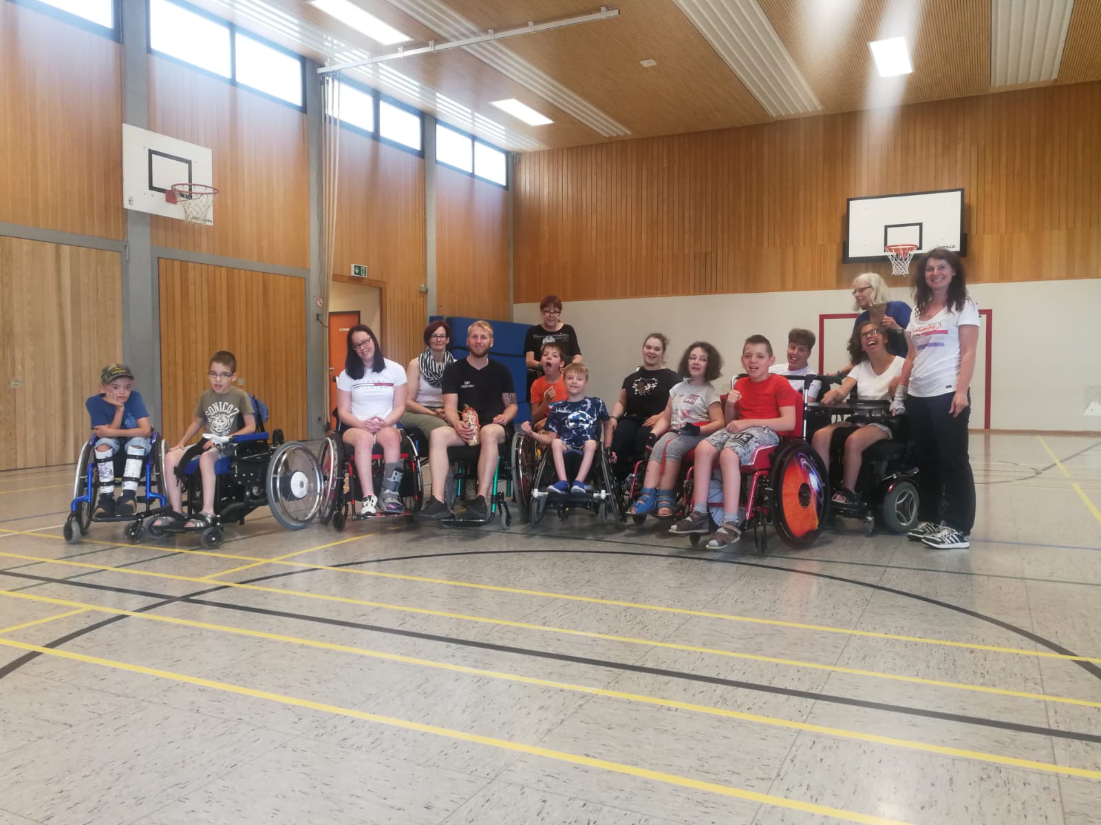 Menschen mit Handicap / Rolligruppe