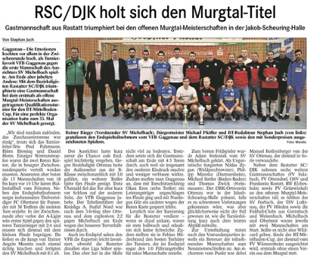 Spielberichte 1. Mannschaft