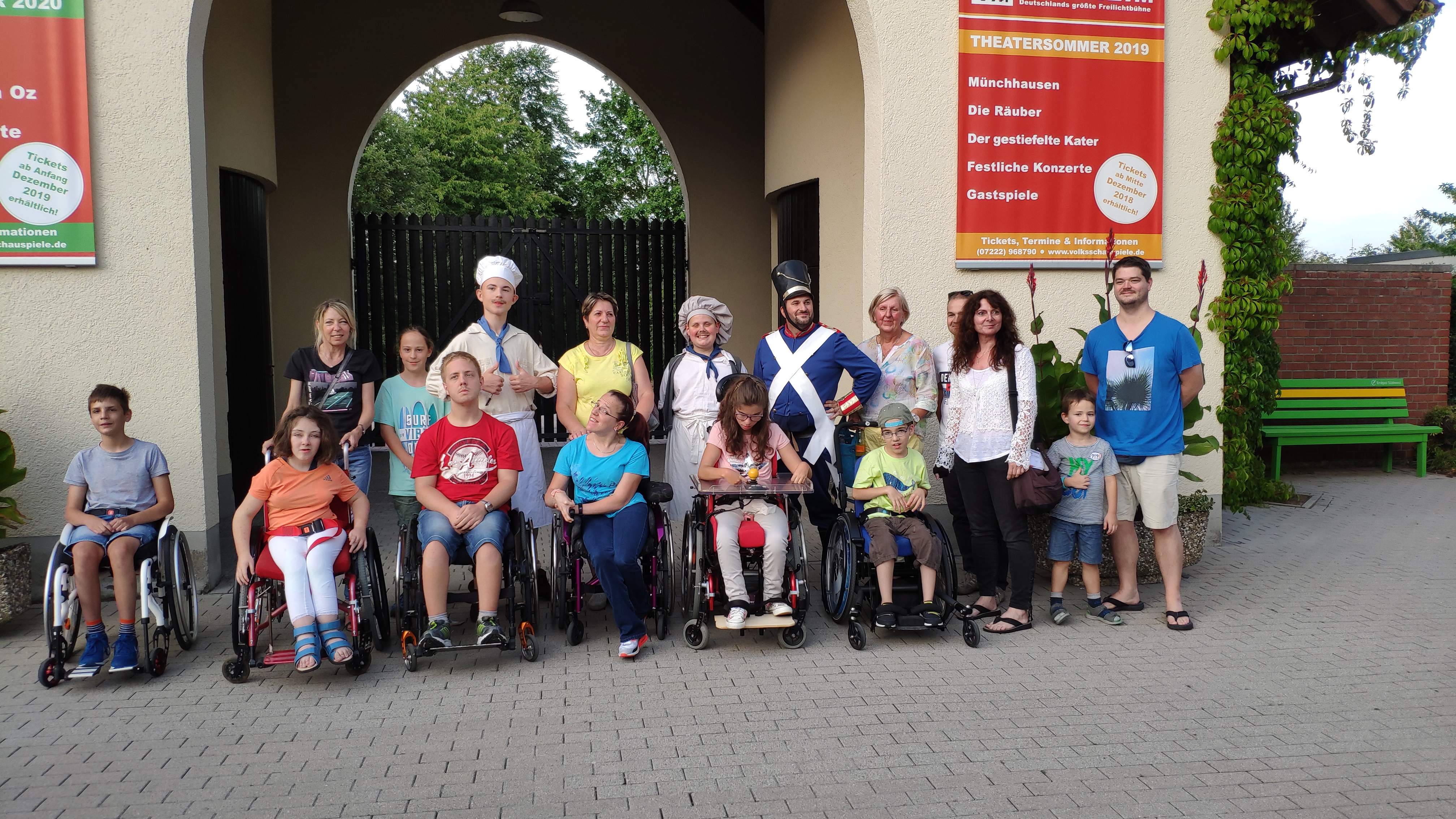 Menschen mit Handicap / Rolligruppe